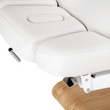 Sillon Relax · أبيض / بني فاتح · مسند الرأس وفتحة الوجه