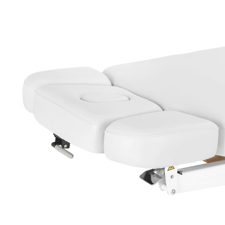 Sillon Relax · أبيض / بني فاتح · مسند الرأس وفتحة الوجه