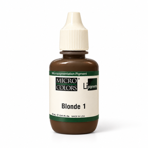 Li Pigments Micro Colors Blonde 1 Pigment 12ml — product packaging on white background