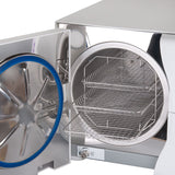 Medical Autoclave Class B 18L by Beauty System, compact sterilizer with digital controls and stainless steel chamber.
