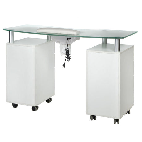 Manicure Table + incliner BD-3453+P WHITE - BVShop