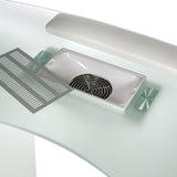 Stolik do manicure +  pochłaniacz BD-3453+P BIAŁY - BVShop