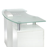 Manicure Table + incliner BD-3453+P WHITE - BVShop
