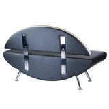 Kanapa do poczekalni Carini BD-6710 white-black - BVShop