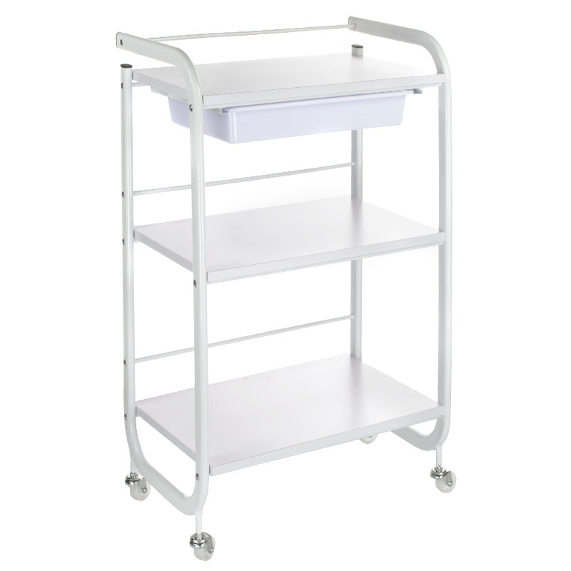 Beauty System Cosmetic Cabinet NG-ST027 with multiple compartments and sleek white finish for organized beauty product storage