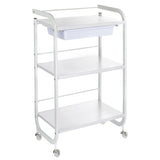 Beauty System Cosmetic Cabinet NG-ST027 with multiple compartments and sleek white finish for organized beauty product storage