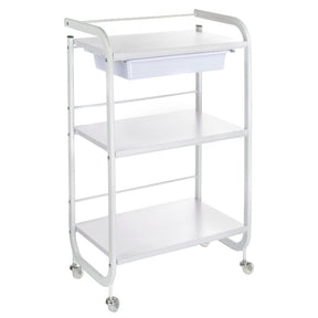 Beauty System Cosmetic Cabinet NG-ST027 with multiple compartments and sleek white finish for organized beauty product storage