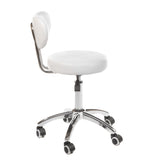 Taboret kosmetyczny BT-229 white - BVShop