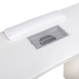 Manicure table + dust extractor BD-3425+P WHITE - BVShop