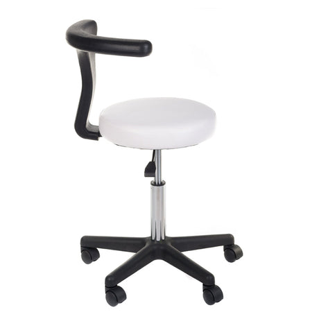 Medical Stool + Armrest NG-CH049 White - BVShop