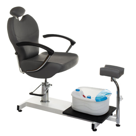 Fotel do pedicure z masażerem stóp BR-2301 szary - BVShop