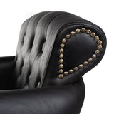 Fotel fryzjerski ALBERTO BH-8038 czarny - BVShop