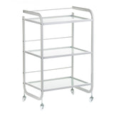 Beauty System Cosmetic Cabinet BD-6002 with multiple drawers and mirror, shown in a modern bathroom setting.