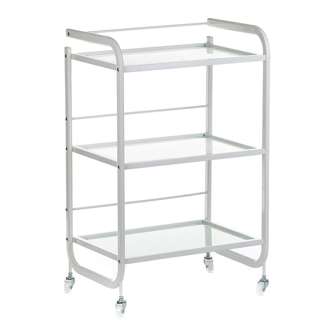 Beauty System Cosmetic Cabinet BD-6002 with multiple drawers and mirror, shown in a modern bathroom setting.