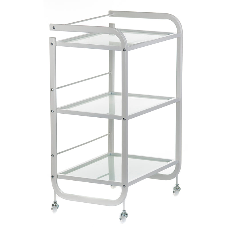 Beauty System Cosmetic Cabinet BD-6002 with mirrored door and multiple storage compartments for beauty and skincare products.