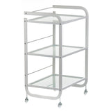 Beauty System Cosmetic Cabinet BD-6002 with mirrored door and multiple storage compartments for beauty and skincare products.