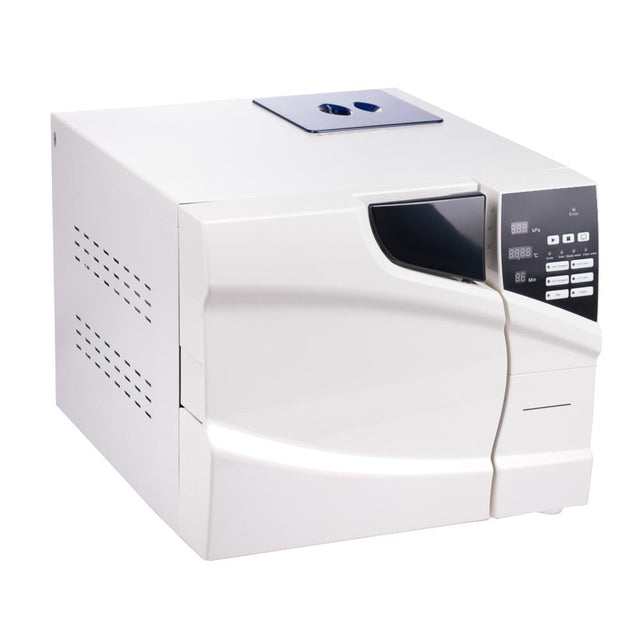 Autoclave SteamIT LCD 12L medical sterilizer with printer, class B sterilization for healthcare and beauty treatments.