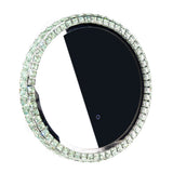 Beauty System Glamour LED Decorated Mirror 50cm with illuminated frame and sleek design, ideal for stylish home decor or vanity use.