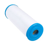Long Jacuzzi filter by Beauty System showing the cylindrical filter element designed for hot tub filtration.