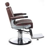 Fotel barberski ODYS BH-31825M Brązowy matowy - BVShop