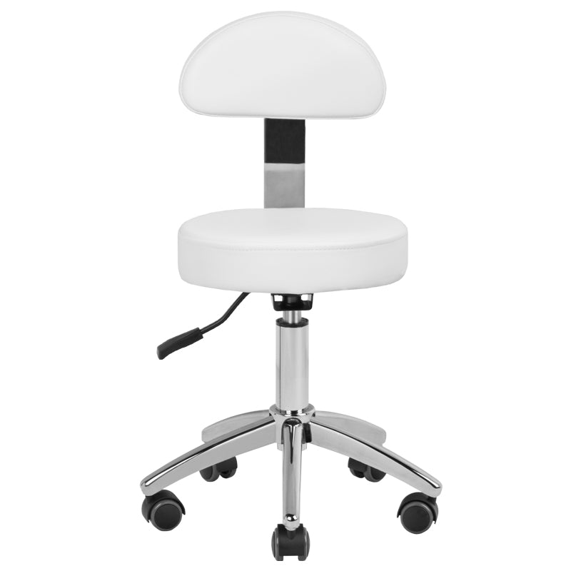 304p white cosmetic pedicure stool - BVShop