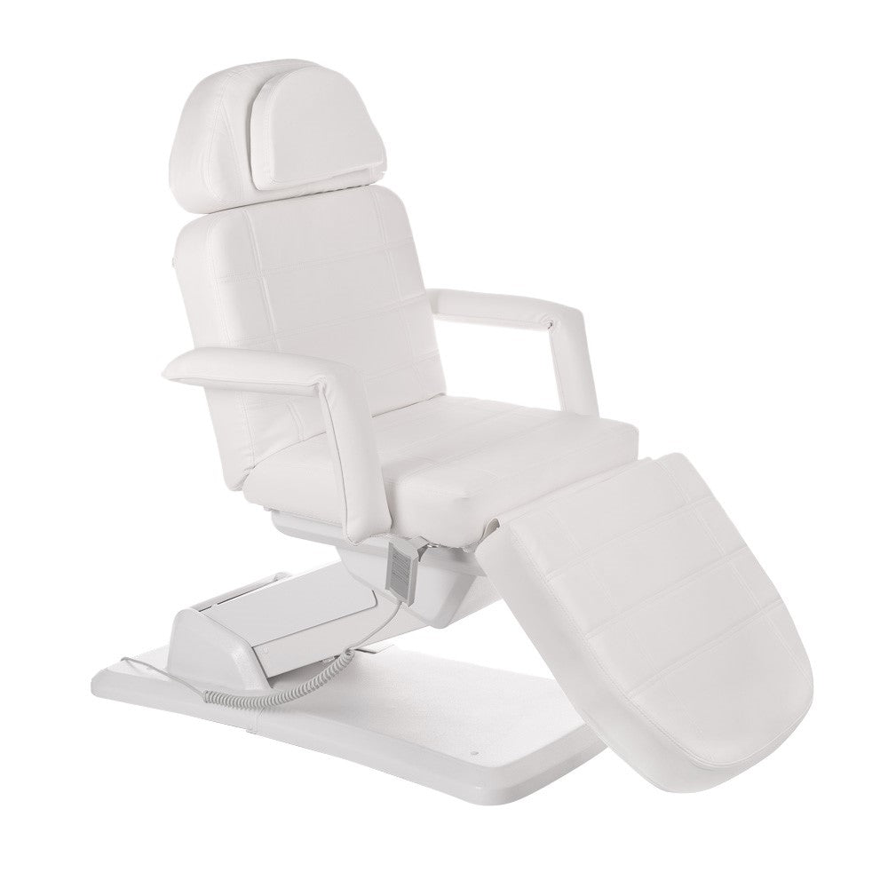 Elektryczny fotel kosmetyczny BR-6622 white - BVShop