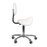 Taboret kosmetyczny BY-8373 biały - BVShop