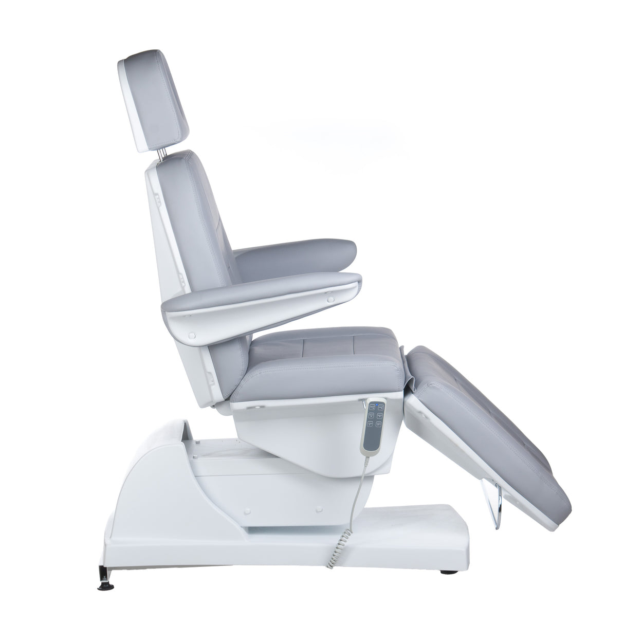 Elektryczny fotel kosmetyczny Bologna BG-228 szary - BVShop