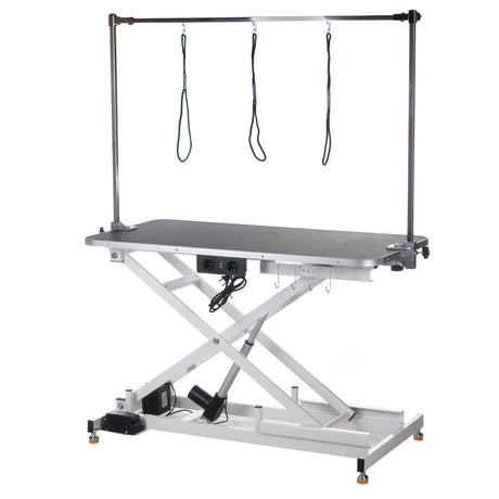 Stół groomerski elektryczny rozm XL BP-305 White - BVShop