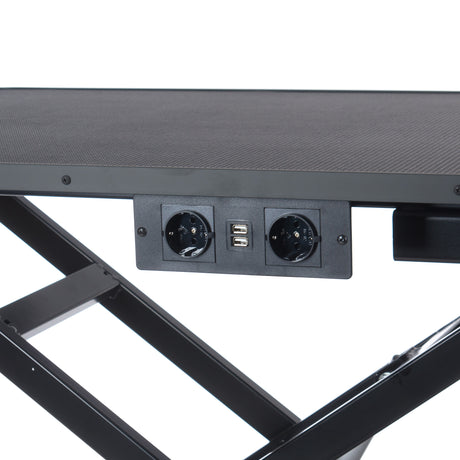 Stół groomerski elektryczny rozm XL BP-305 Czarny - BVShop