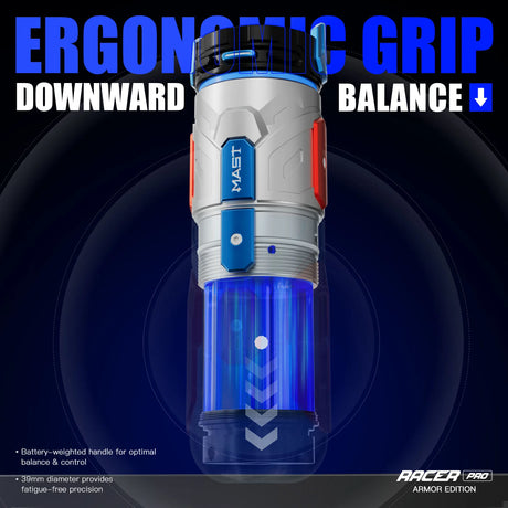 Mast Racer Pro Armor Edition Black Wireless Tattoo Pen 4.2mm Stroke 2 Batteries - BVShop