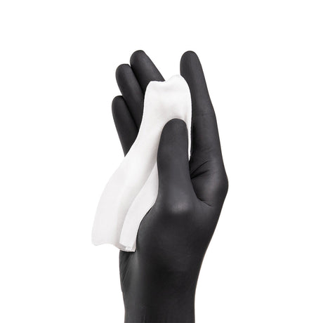 PhiAcademy PhiWipes Asept Wipes 50pcs — Asept wipe held in a gloved hand