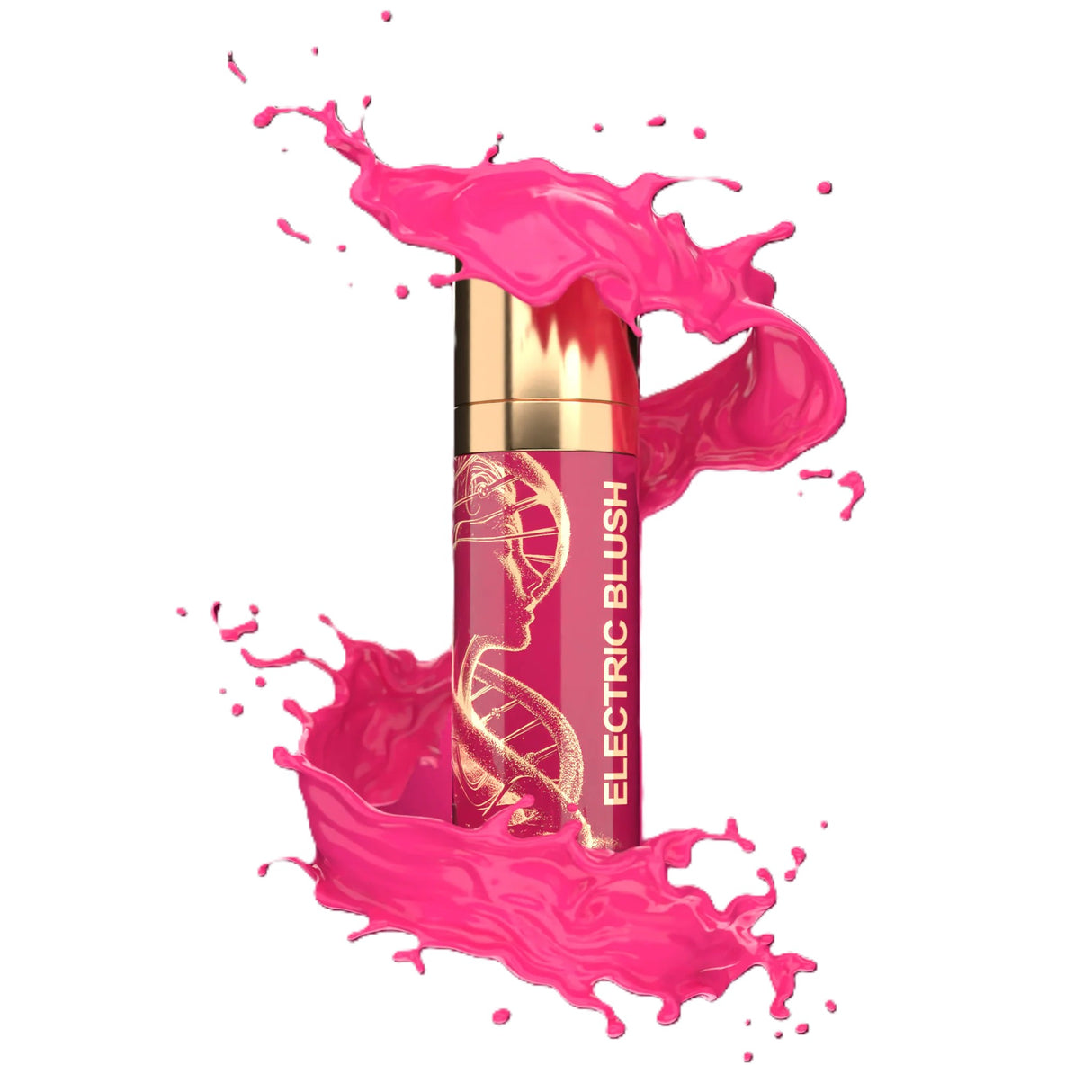 BROW DADDY × DNA Pigments مجموعة الذهب أحمر خدود كهربائي للشفاه