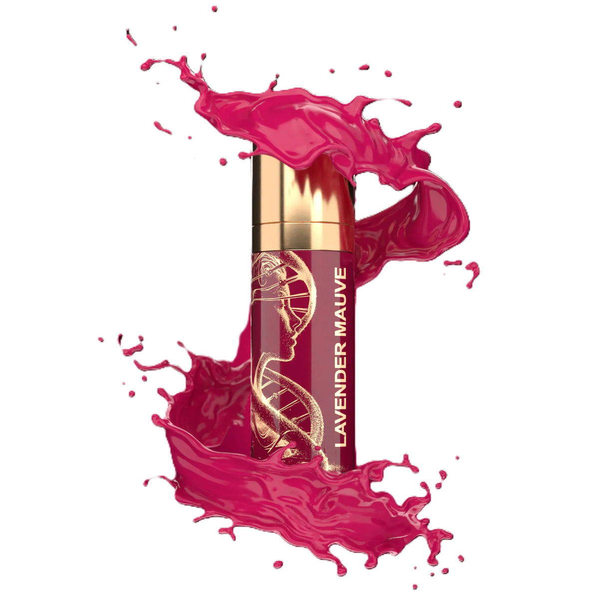 BROW DADDY × DNA Pigments مجموعة الذهب الشفاه لون لافندر موف