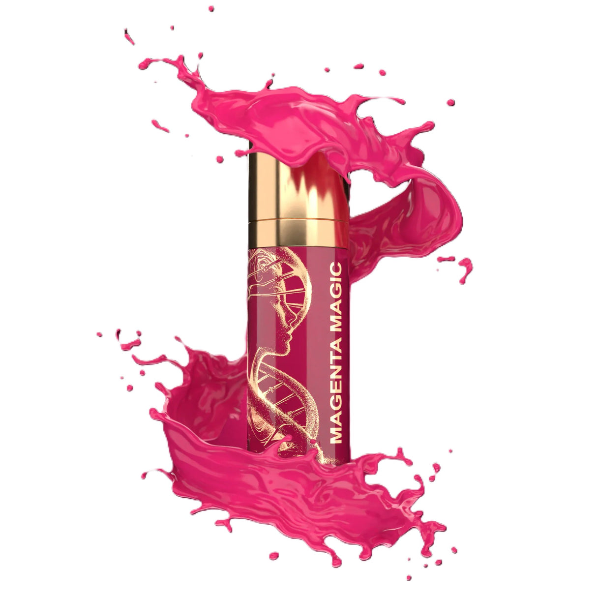 BROW DADDY × DNA Pigments مجموعة الذهب الشفاه ماجنتا ماجيك