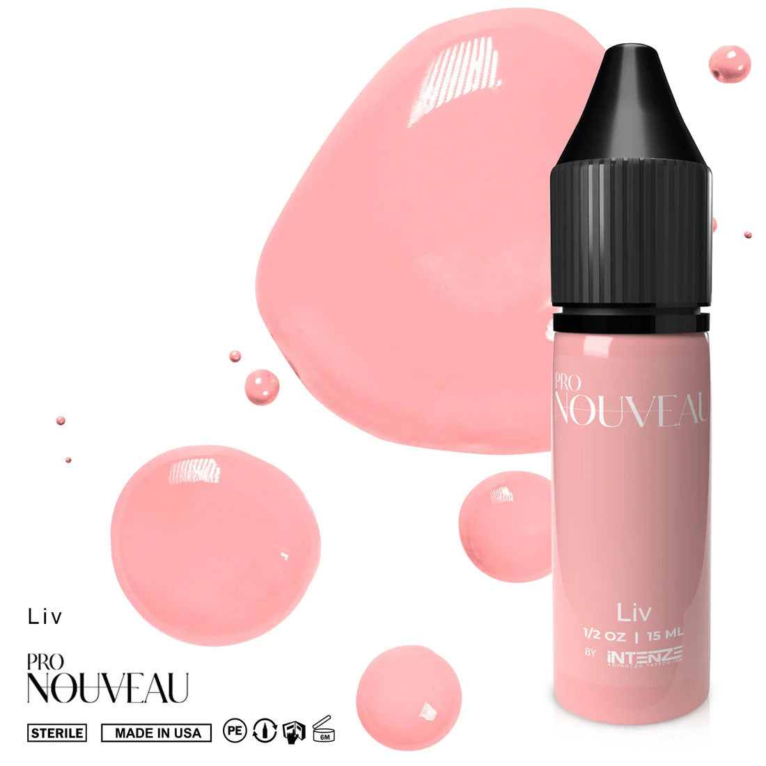 مجموعة أحمر خدود شفاه برو نوفو من إنتينز 6x15ml