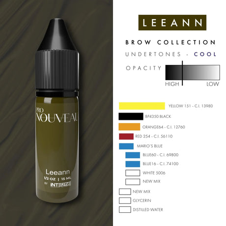 أصباغ حواجب برو نوفو من إنتينز ليان 15ml