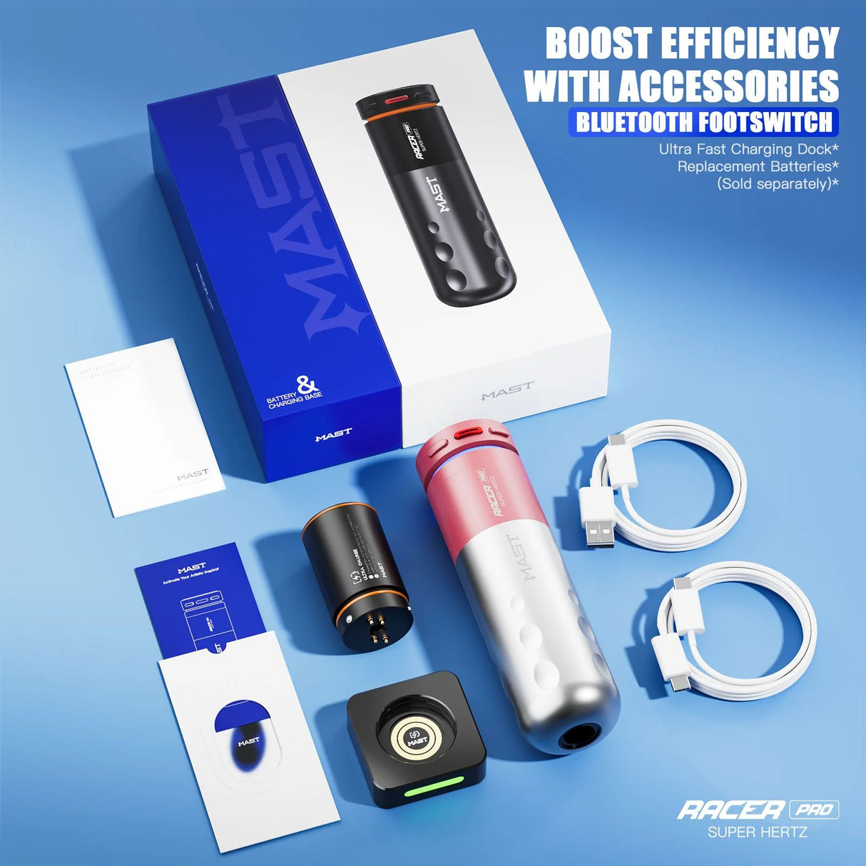 قلم وشم لاسلكي ماست ريسر برو وردي بسُمك 4.2 مم