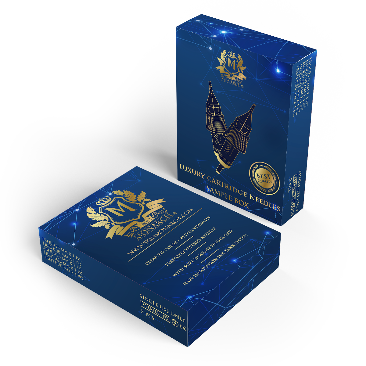 Skin Monarch Luxury Kartridžų Testinis Rinkinys