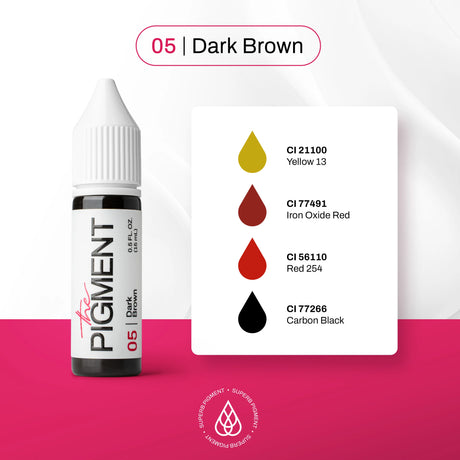 The Pigment 05 Dark Brown Pigment (15ml) - BVShop