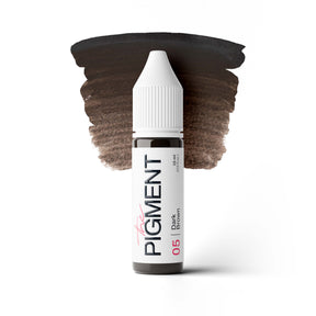 The Pigment 05 Dark Brown cool brow PMU pigment for defined brows