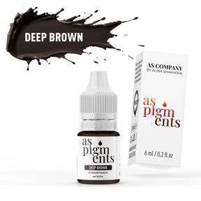 AS COMPANY Deep Brown (AS Pigments) 6/12ml - BVShop