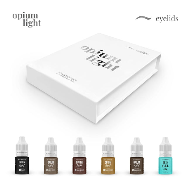 AS COMPANY Hybrid Eyelid Set (Opium Light) 6pcs/6ml - BVShop