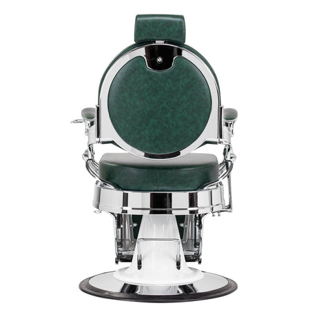 Barber chair Gabbiano President green Chrom - BVShop