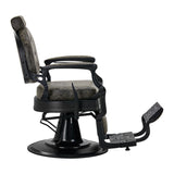 Barber chair President Old Leather Green - BVShop