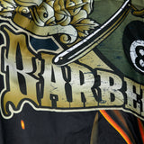 Barber hairdressing cape with elastic band J-455 - BVShop