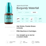 PhiAcademy PMU Aqua Burgundy Waterfall Pigment 10ml – pigment shade and product information