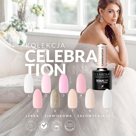 CLARESA Hybrid nail polish CELEBRATION 7 -5g - BVShop