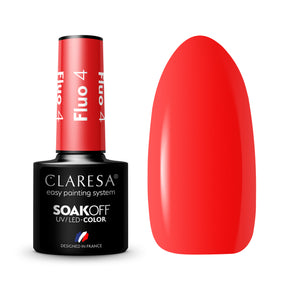 CLARESA Hybrid nail polish FLUO 4 -5g - BVShop