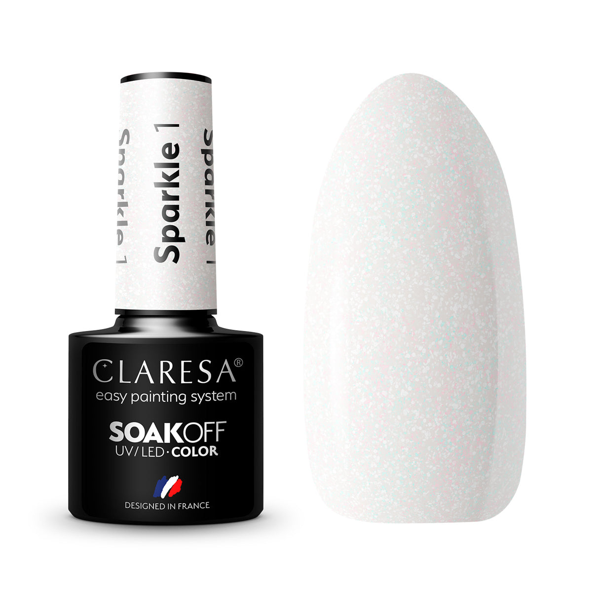 CLARESA Hybrid nail polish SPARKLE 1 -5g - BVShop